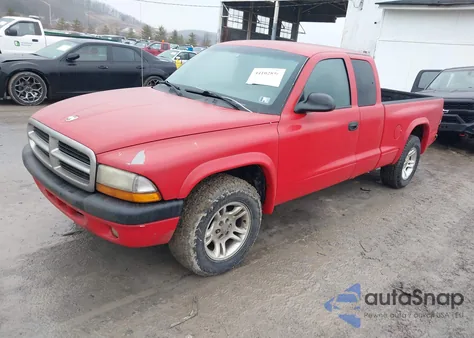 2004 Dodge Dakota Sport z USA, uszkodzony, nr VIN 1D7GL32N74S540414